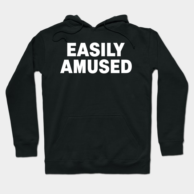 Easily amused funny 90s band shirt Hoodie by SOpunk